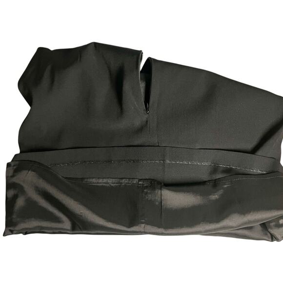 PIAZZA SEMPIONE Italy Black Wool Blend A Line Skirt Size 40 Small 4 - Picture 8 of 8